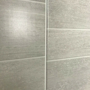 Wall Panels Shower Wall Board Grey PVC Cladding 2.6m Tile Effect 250*8mm Interior Decoration Materials PVC Ceilings Strip CN;ZHE