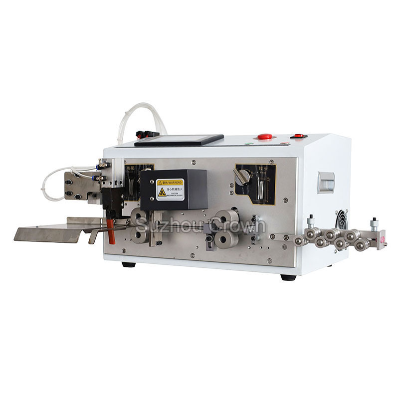 Double  Wire Stripper Automatic Electric Small Wire Cutter Stripper Copper Cable Wire Cutting Peeling Stripping Machine