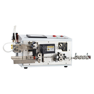 Double  Wire Stripper Automatic Electric Small Wire Cutter Stripper Copper Cable Wire Cutting Peeling Stripping Machine