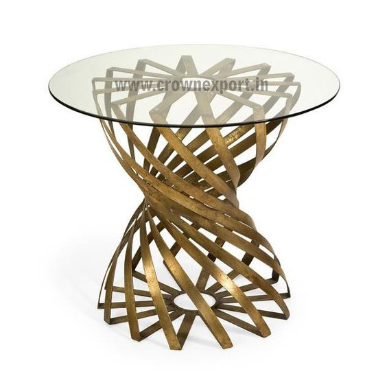 Luxury Style Restaurant Hotel/ Home Furniture Decoration Metal Gold Plated Tree Sculpture Coffee Table End Table & Accent Table