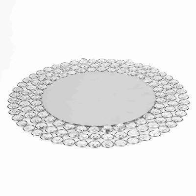 Fancy Silver Hammered Charger Plate for wedding table Silver Plated Iron Charger Plate Food Serving Metal Charger Plate on Sale