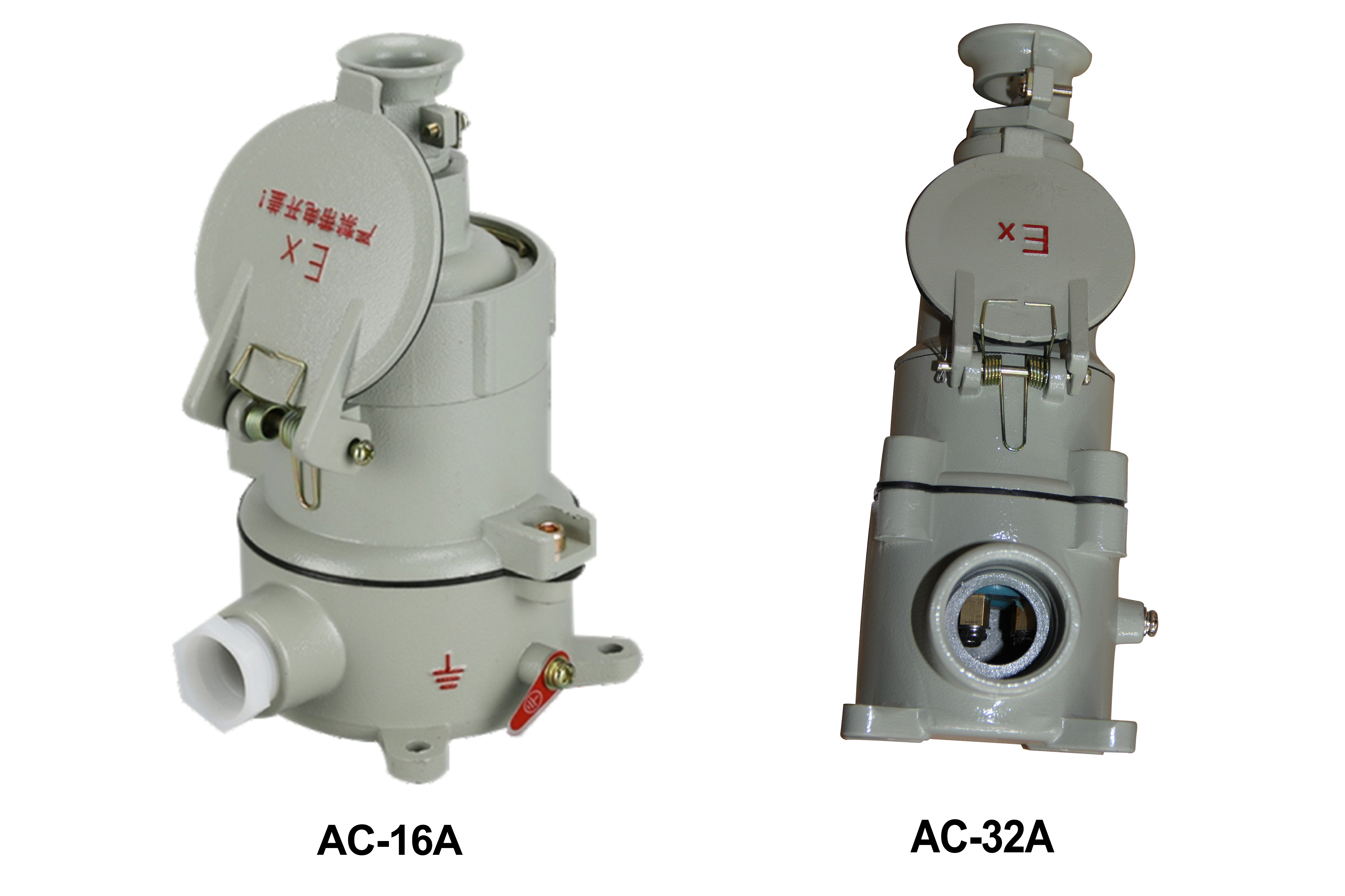 AC Industrial Explosion proof Plug and Socket 16A 32A Suppliers In Hazardous Area