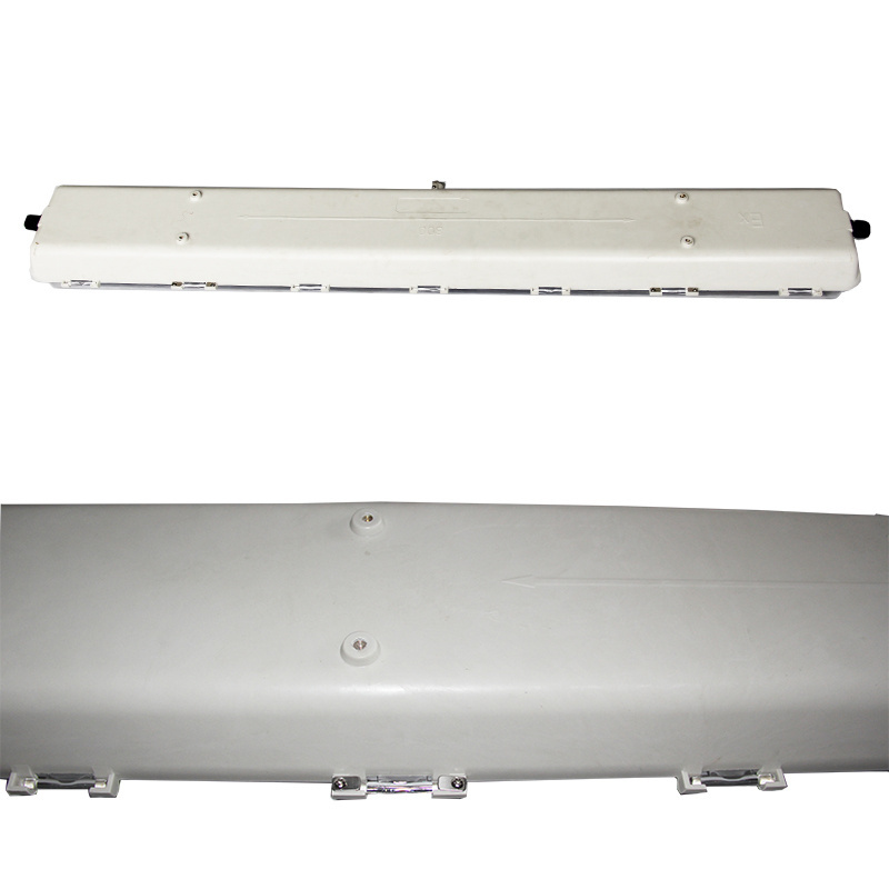 2X20W plastic cover ceiling 4ft led explosion proof fluorescent tube light/lamp