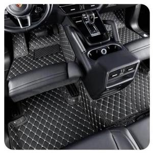 5D Diamond Car Mats Fussmatte Luxury Anti Slip Leather Car Floor Mat Carpet leather Cargo Liner for Kia Audi Toyota Honda Ford