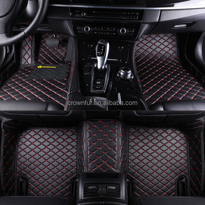 5D anti-slip waterproof PVC leather Custom car floor mats for Toyota/Honda/BMW