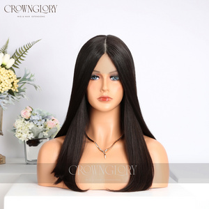 Luxury Wig Sheitel European Virgin Human Hair Lace Front Wigs For White Women Thinning Hair