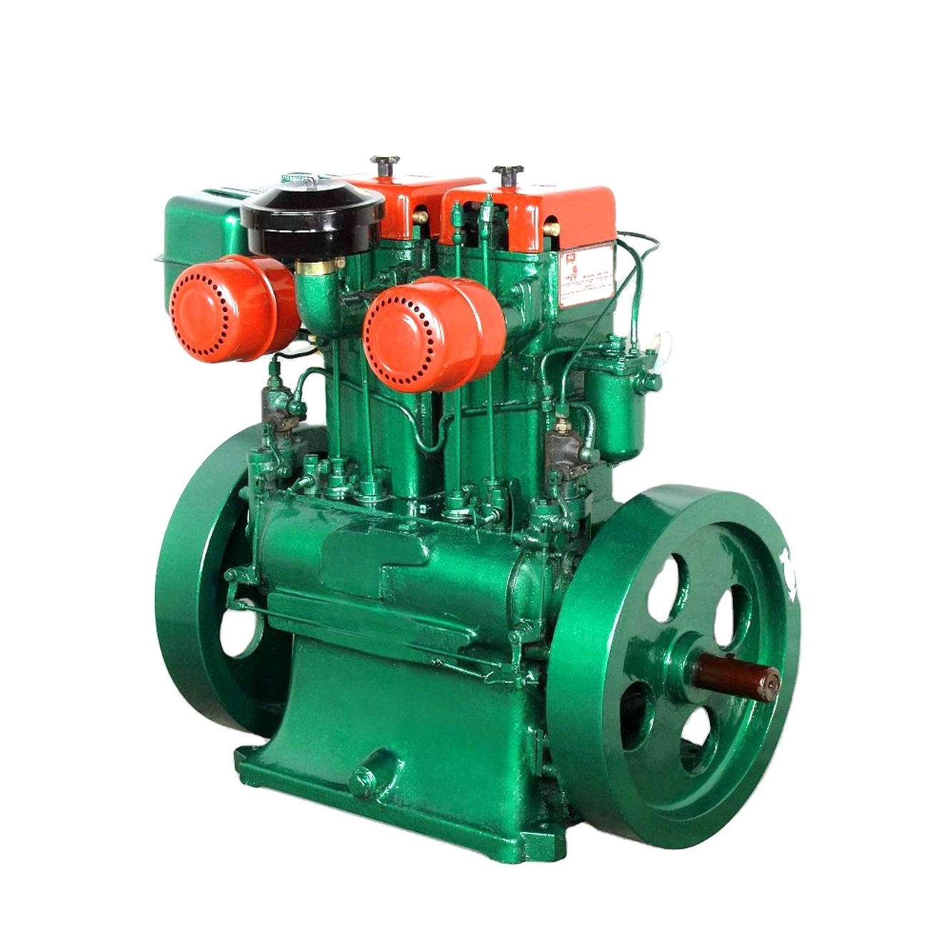 two double twin cylinder lister slow speed heavy duty diesel engine and spare parts in high quality