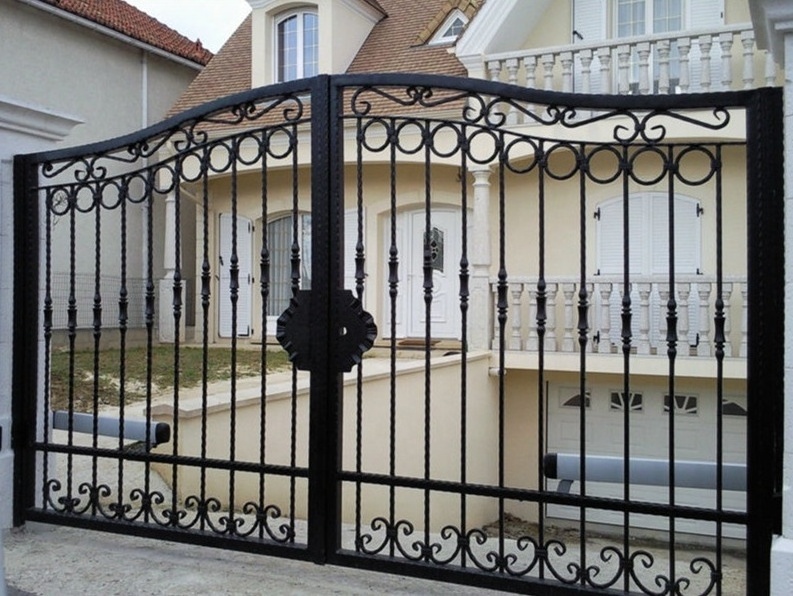 luxury Beautiful Residential Wrought Iron Gate Designs/Models/Wrought Iron Main Gates