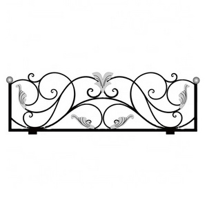 Hot sale modern Metal Fence Wrought Iron Fence Panels Steel Fence for Home