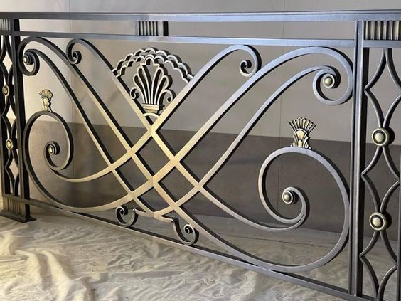 Hot sale modern Metal Fence Wrought Iron Fence Panels Steel Fence for Home