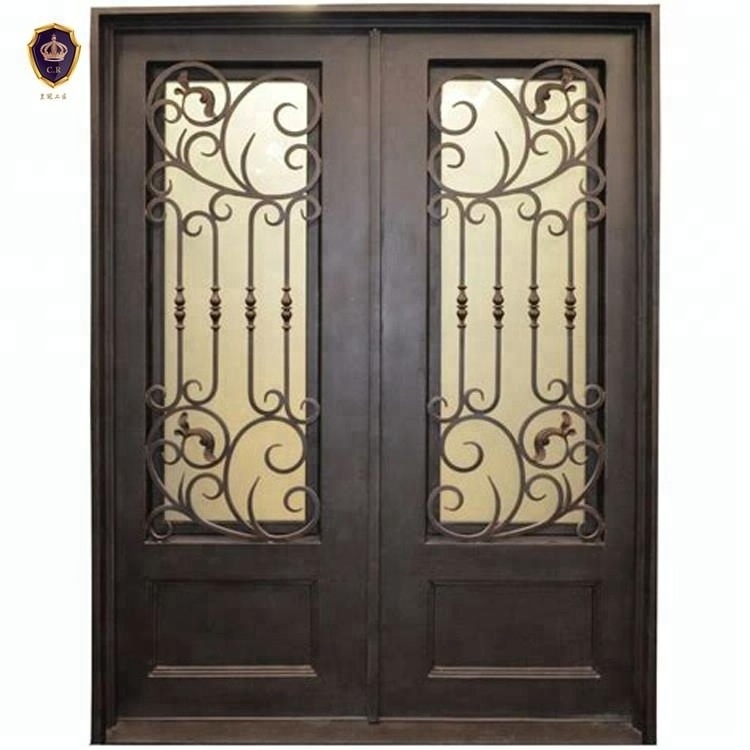 Wrought iron single door design