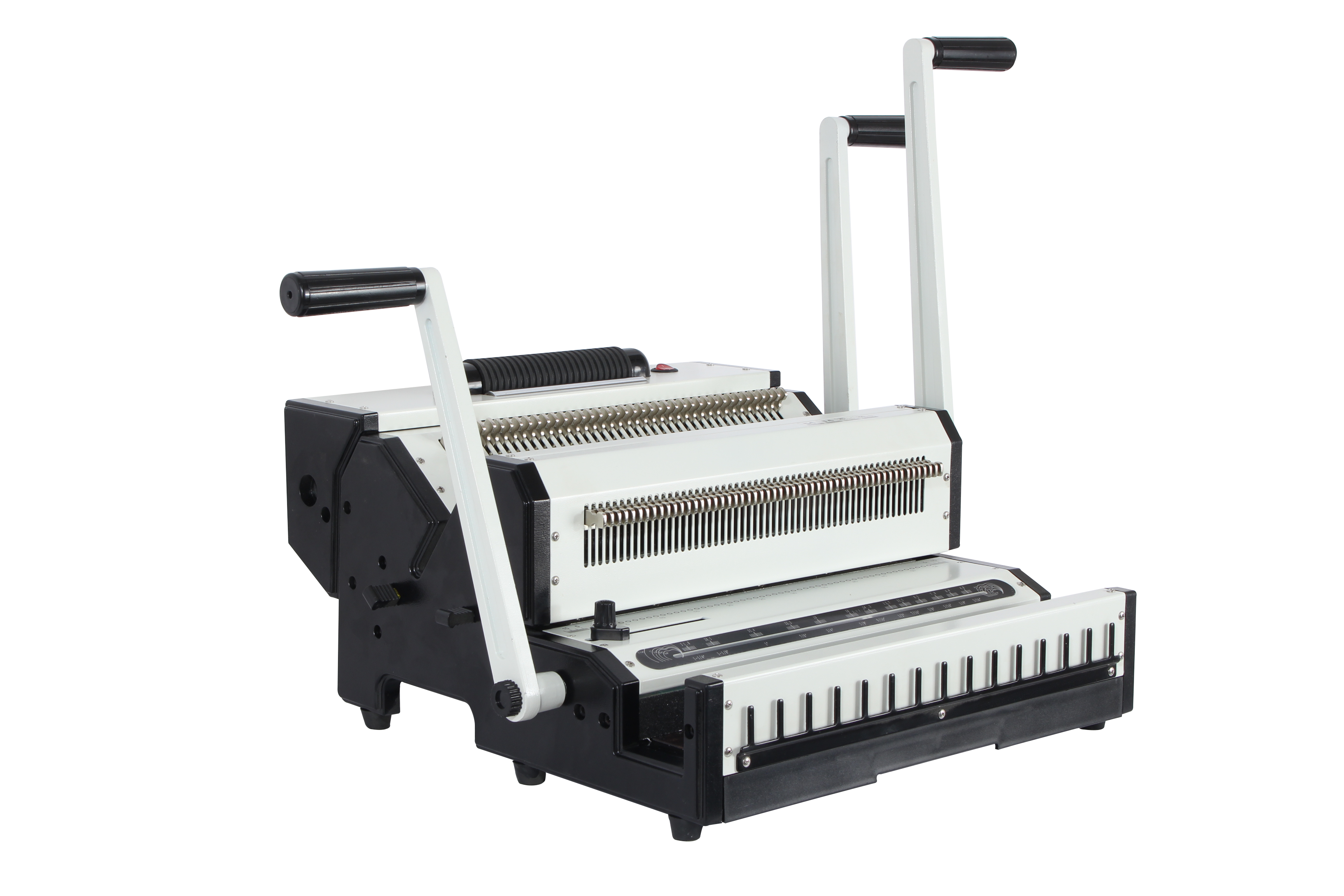 heavy duty hard book multifunctional punching binding machine with wire and comb WW2500A