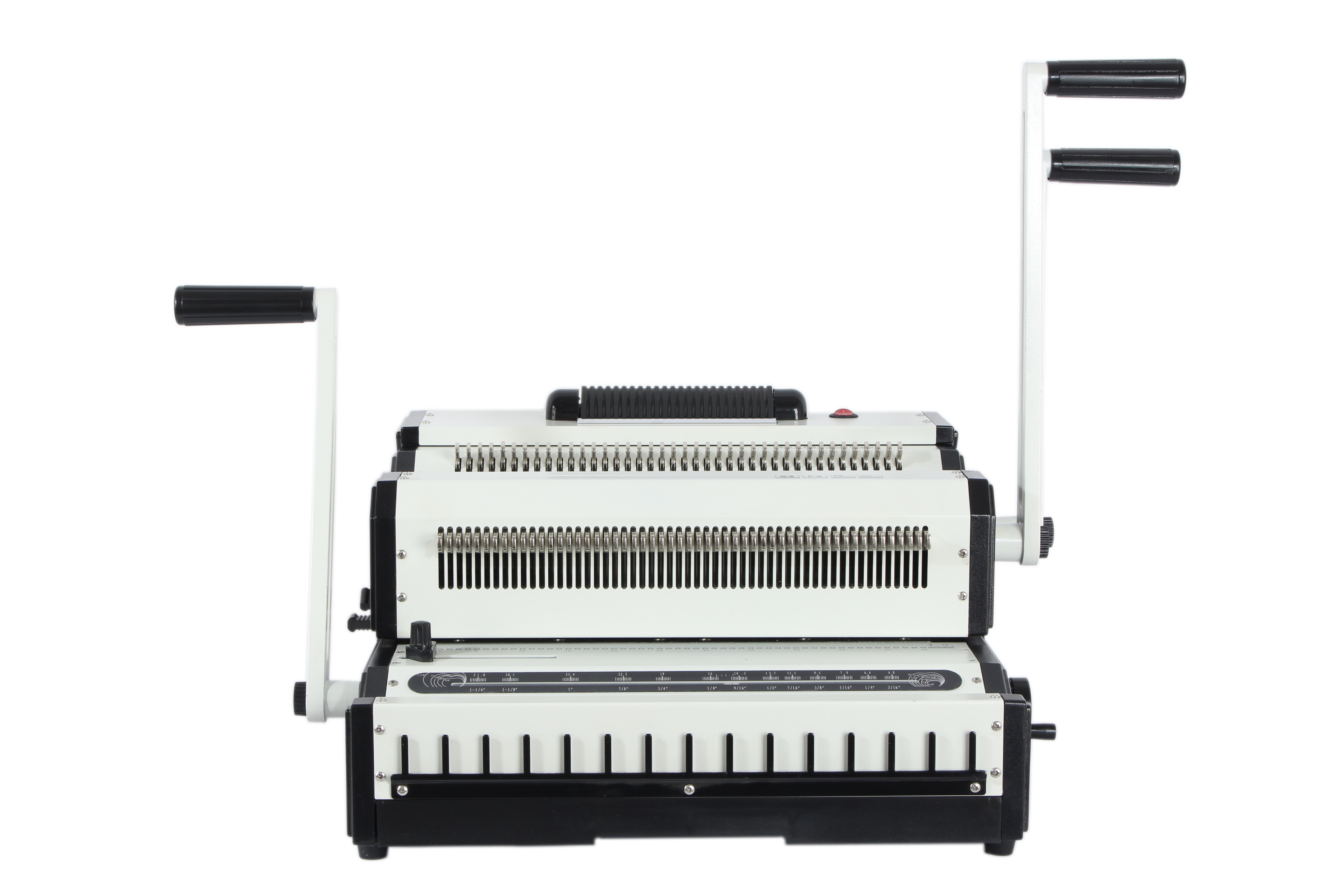 Factory Direct High Quality Multi-functional 2 IN 1 Manual Plastic Comb and Double Wire  book Binding Machine