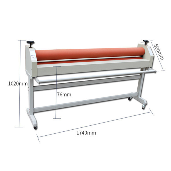 High Quality Manual Hot Laminator 1600mm Large Format Laminating Machine For Paper