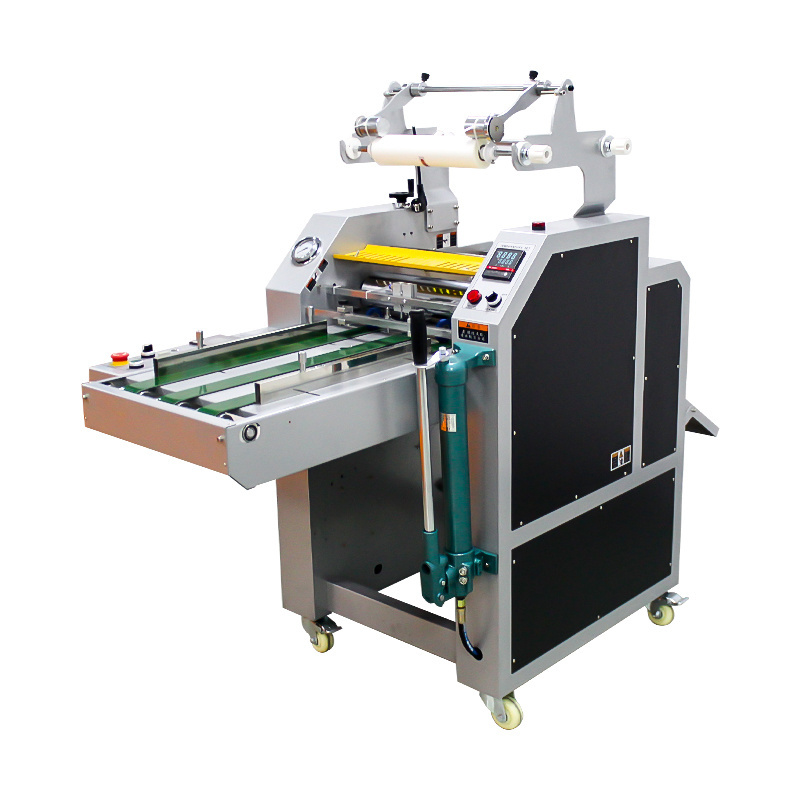 High Quality 490Mm 19Inches Hydraulic Automatic Laminating Machine 490Mm Hot Laminating Machine A3 A4 Double Side Hot Laminator