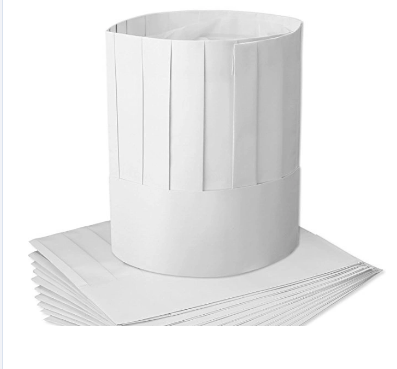 disposable non-woven chef hat round top,kitchen cooking caps