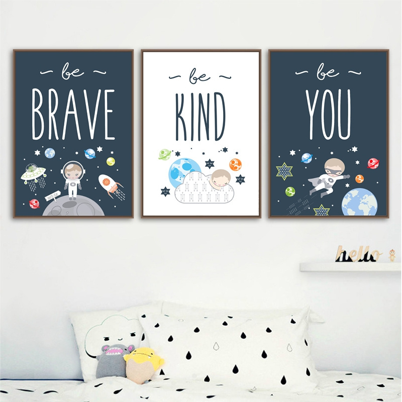 Baby Boy Gift Kids Room Wall Decoration Nursery Wall Art Prints Canvas Posters Painting