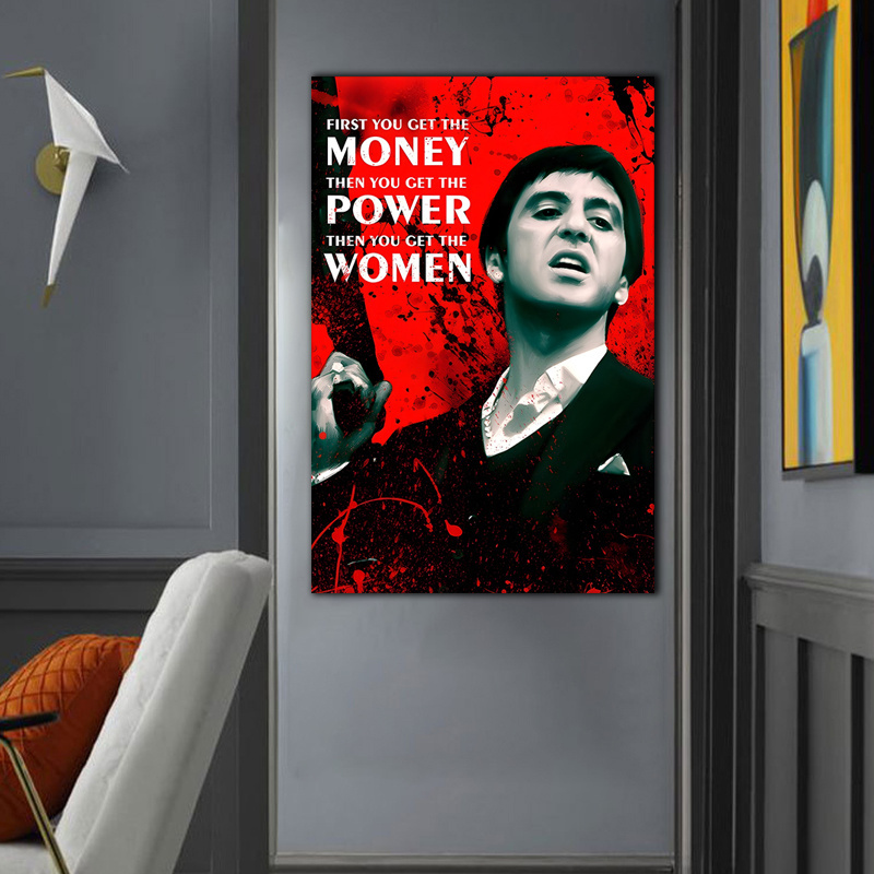 Movie Poster Prints Classical motivational art Canvas Painting Wall Picture Home Decor For Hotel Living Room and Office