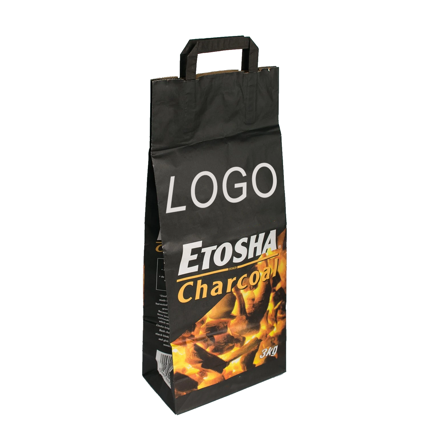 bolsas de carbon Lump charcoal paper bags kraft paper bag for charcoal