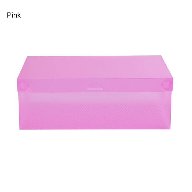 Wholesale pp shoe containers stackable clear plastic storage shoes box