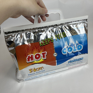 High Quality Portable Aluminium Foil Tote Ice Cream Cooler Bags