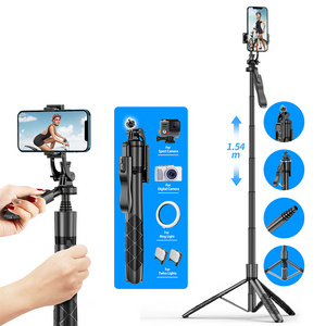 L16 1.6m Multifunctional Umbrella Stand Balance Steady Shooting Live Bluetooth Tripod Selfie Stick