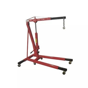 1Ton 2 Ton 3 Ton small shop crane manual hydraulic jack engine crane for sale