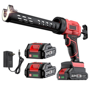 21V Battery Operated Caulk Gun w/2 x 2.0AH Battery & Charger Electric Caulking Gun