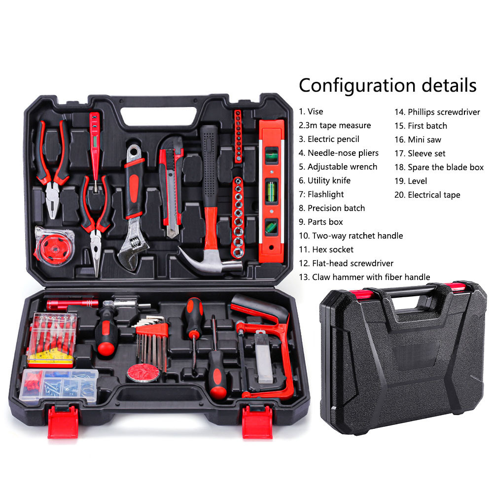 110-Piece Force Tool Set  Household Tool Kit with OEM ODM OBM Support  Includes All-Purpose Tools