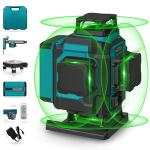 16 Lines Green Laser Level Pro 4x360degree  4D Green Cross Line Professional Laser for Construction