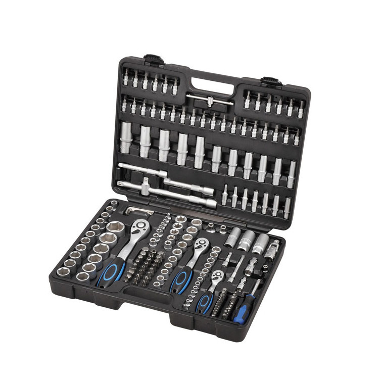 Socket Set 172 pcs 1/2 1/4 3/8 Drive Spanners Ratchets Hand Tool Kit