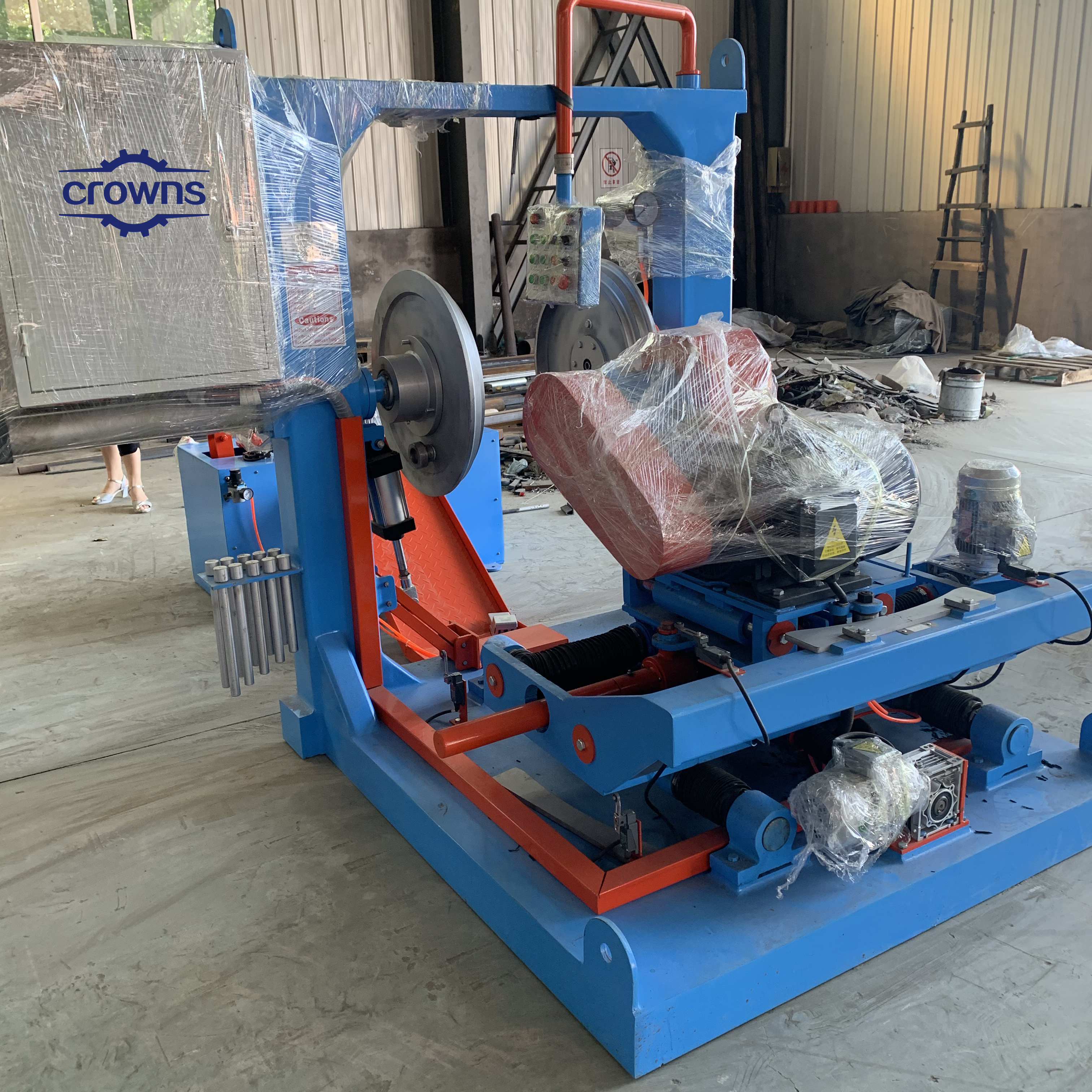 Forklift Tyre Buffing Machine Car Tyre Retreading Inspection Machine Old Tyre Recycling Machine