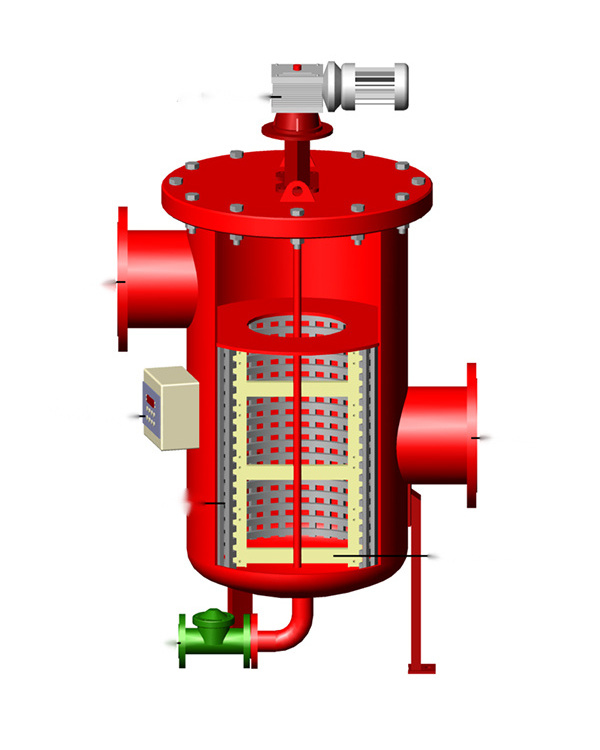 20/50/100/300 Micron filter with electric valve wedge wire screen automatic backwash self cleaning water filter