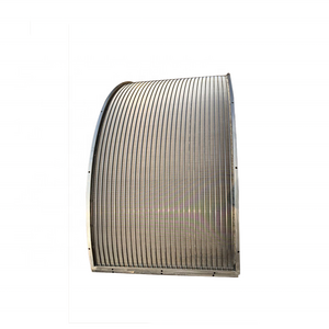 Wedge wire slotted screen sieve bend screen