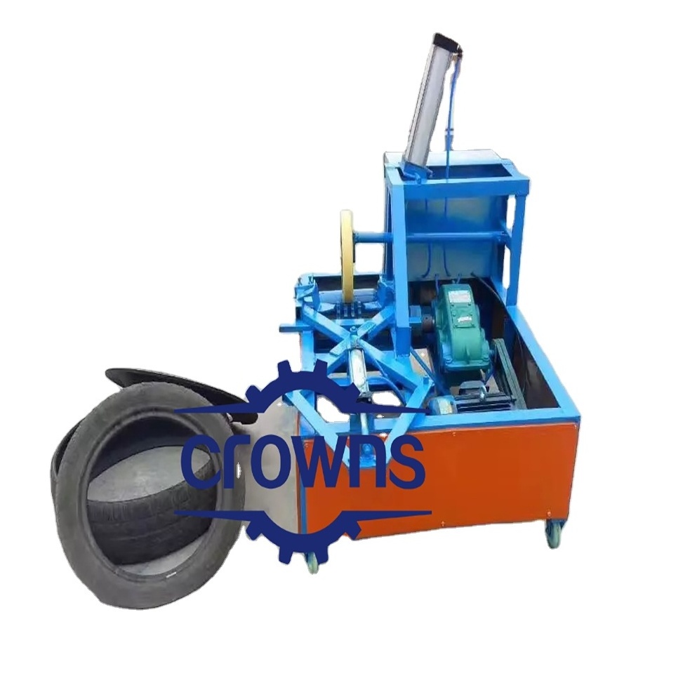 Good Price Double Side Waste Tire Tread Or Tire Sidewall Cutting Machine