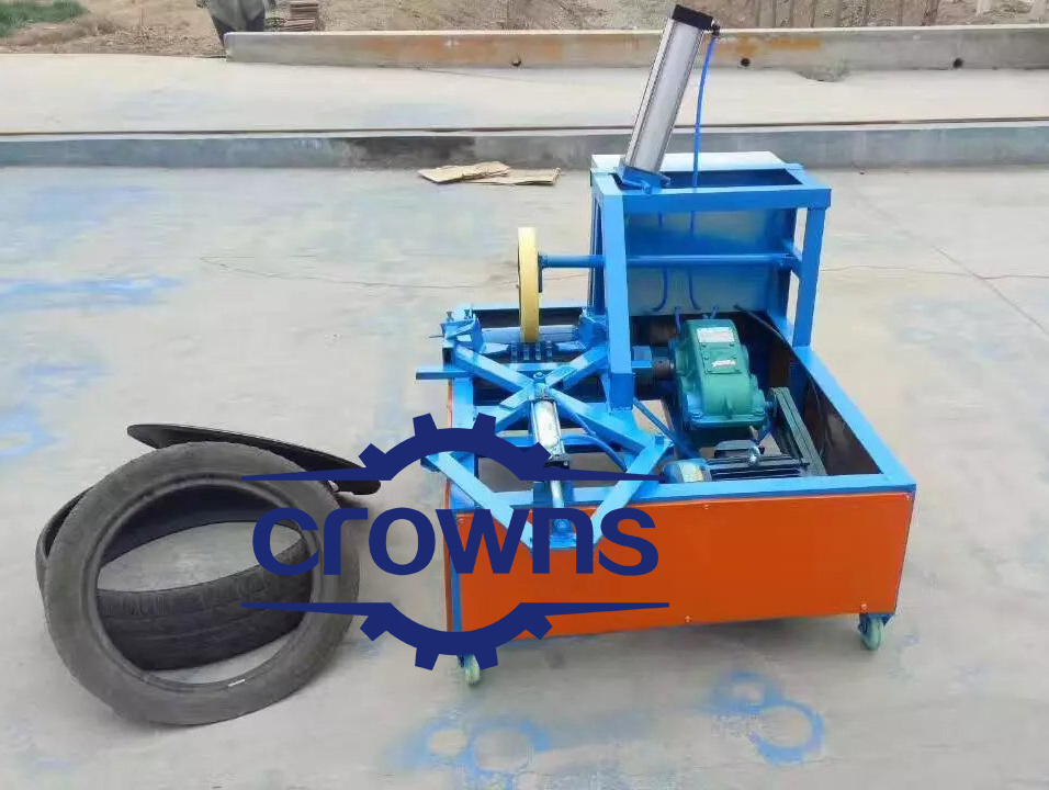 Good Price Double Side Waste Tire Tread Or Tire Sidewall Cutting Machine