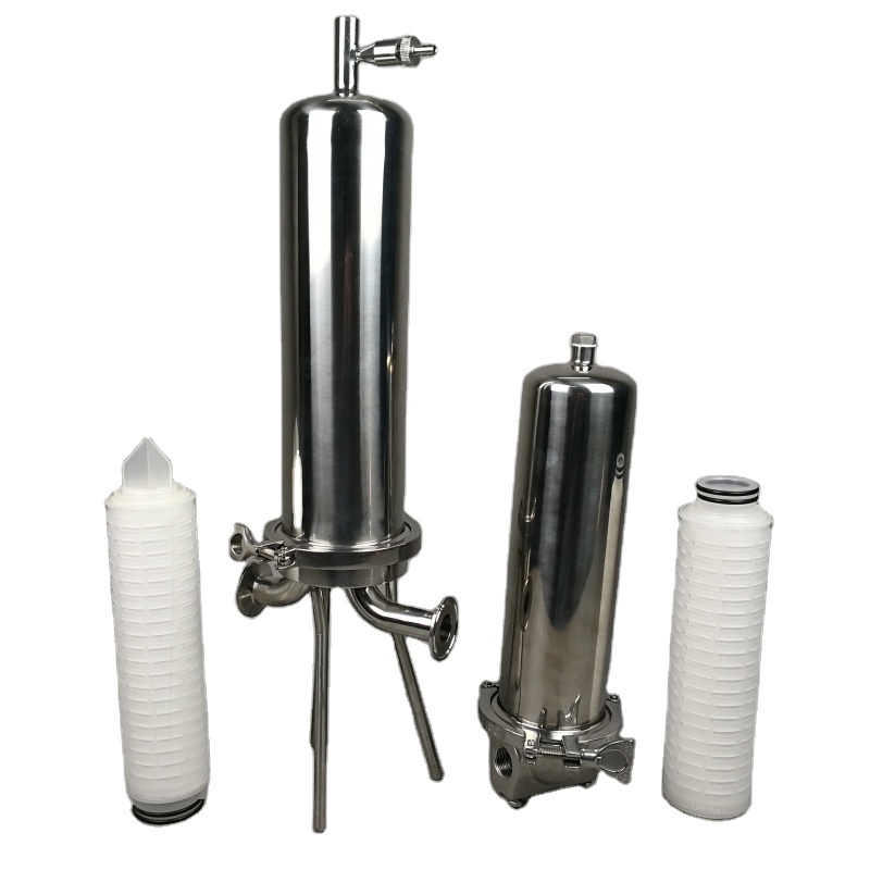 Stainless steel 304 precision Industrial Water Filtration PP Filters Housing 0.5-100 micron filter housing for water treatment