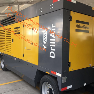 ATLAS COPCO Auto mobile supply Electric motor driven 150hp 194KW Sand blasting diesel air portable screw compressor for mining