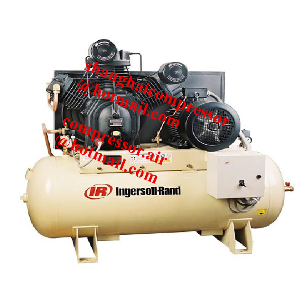 2475k5/8 iNGERSOLL RAND T30 PISTON AIR COMPRESSOR/ 5.5HP 4KW/8BARG HORIZONTAK TANK/0.49M3.MIN  150L TANK  270KGS