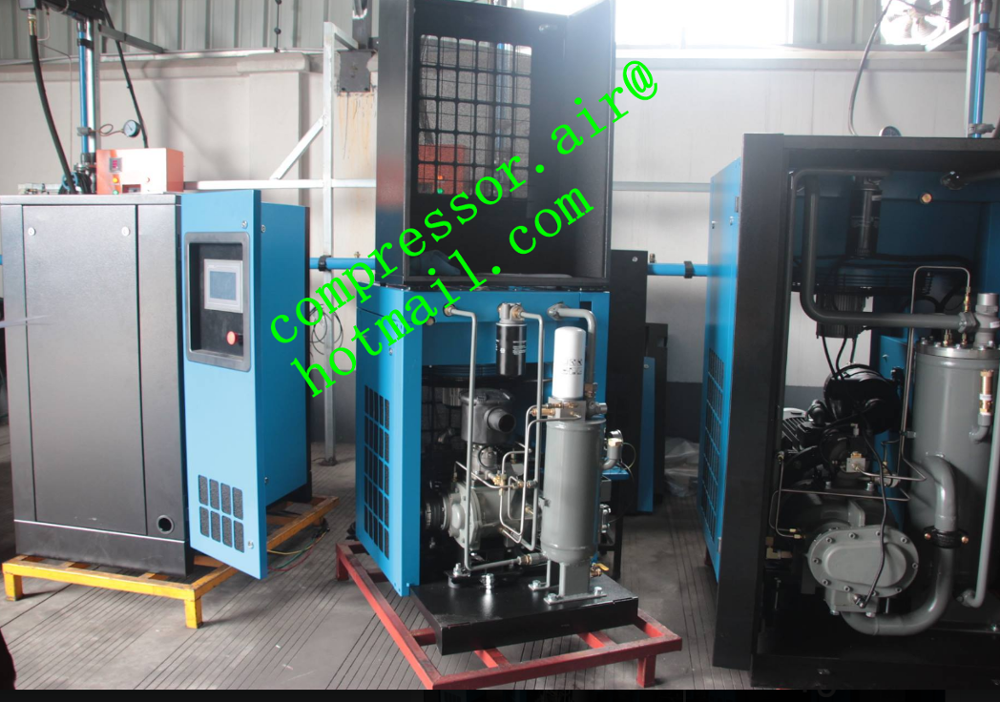 Rotary Screw Multi Stage Air Compressor 300 Cfm With Dryer