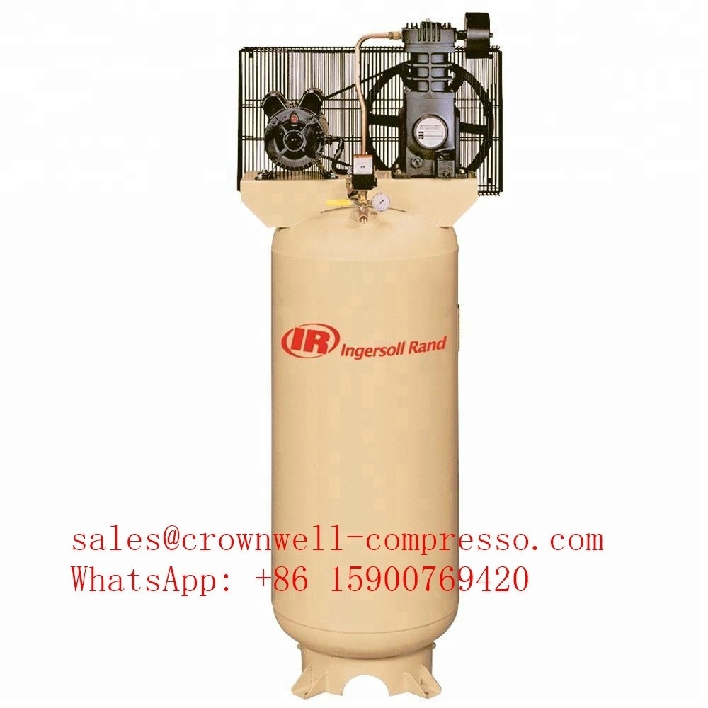 Ingersoll Rand 2340L3/12 2545N7/12 2545N10/12 two Stage Electrical Reciprocating piston Air Compressor T30 12barg Vertical tank