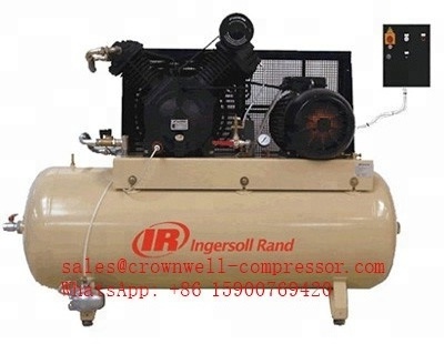 Ingersoll Rand 3000D20/8 3000D25/8 Reciprocating piston Air Compressor T30 8barg horizontal tank