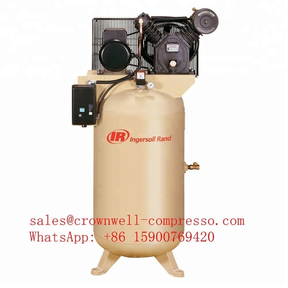 Ingersoll Rand 2340L3/12 two Stage Electrical Reciprocating piston Air Compressor T30 12barg Vertical tank