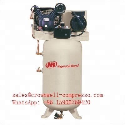 Ingersoll Rand 2340L3/12 2545N7/12 2545N10/12 two Stage Electrical Reciprocating piston Air Compressor T30 12barg Vertical tank