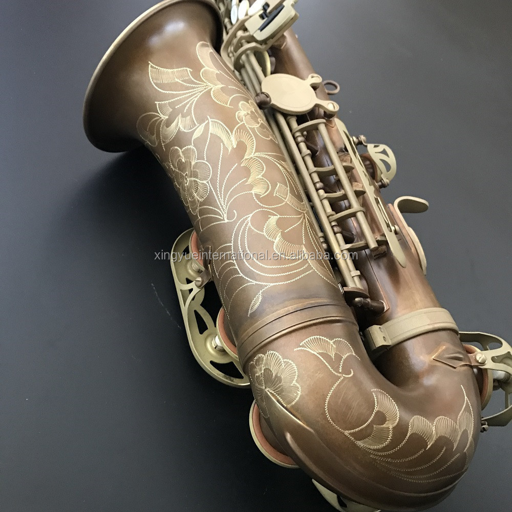 beautiful flowers vintage saxophone alto