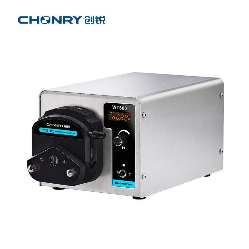 Chonry WT600 DC Brushless Motor  Waste Water Transfer Filter Membrane alkaline mine drainage Liquid Handling Peristaltic Pump