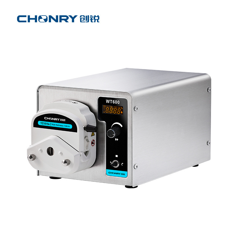 Chonry WT600 DC Brushless Motor  Waste Water Transfer Filter Membrane alkaline mine drainage Liquid Handling Peristaltic Pump