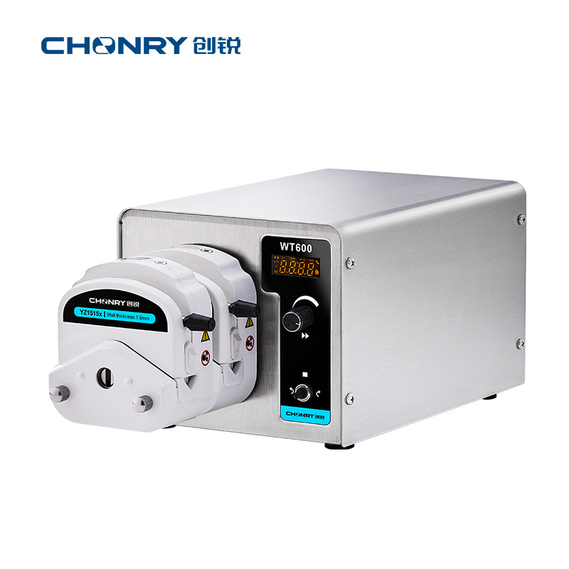 Chonry WT600 DC Brushless Motor  Waste Water Transfer Filter Membrane alkaline mine drainage Liquid Handling Peristaltic Pump