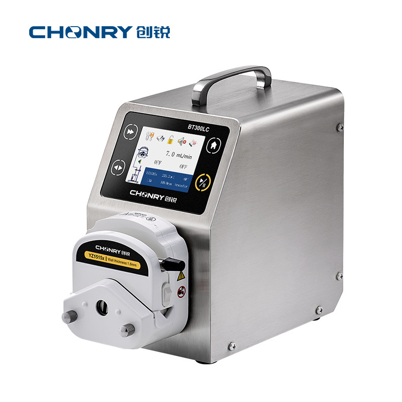 BT300LC CHonry Dual Channel Liquid Peristaltic Pumps Foot switch control Stepper motor Medical dosing peristaltic pump