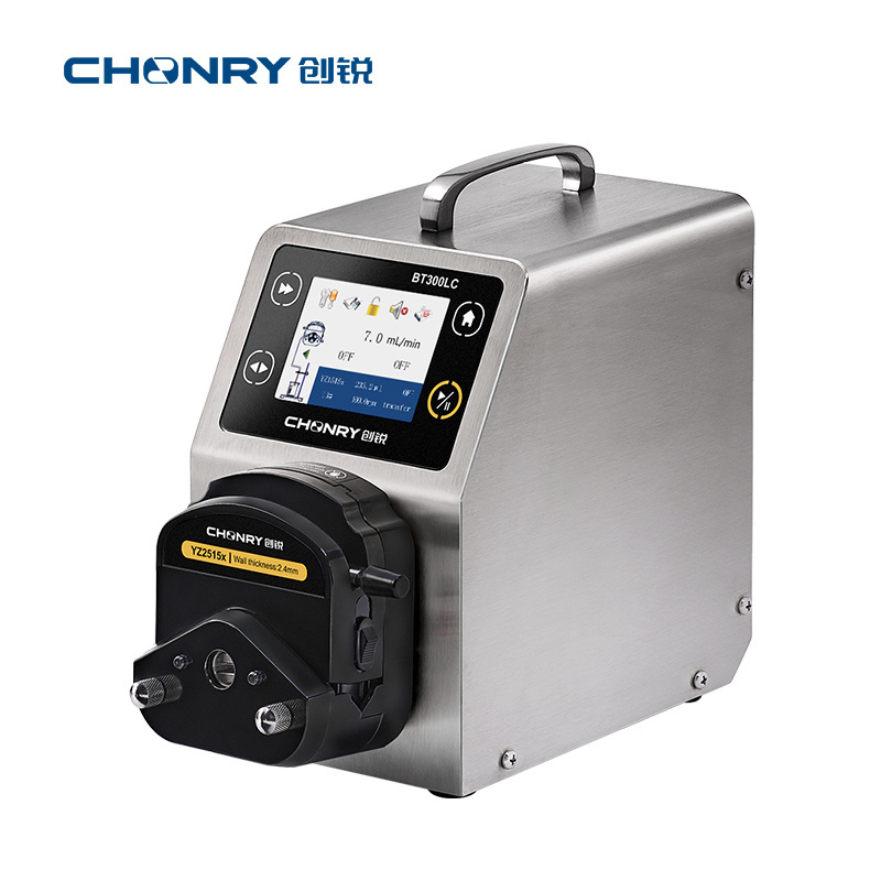 BT300LC CHonry Dual Channel Liquid Peristaltic Pumps Foot switch control Stepper motor Medical dosing peristaltic pump